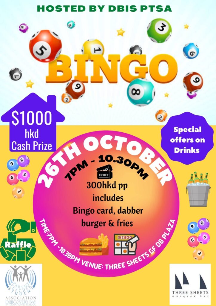 Bingo Night Hosted by PTSA – DBIS Hub